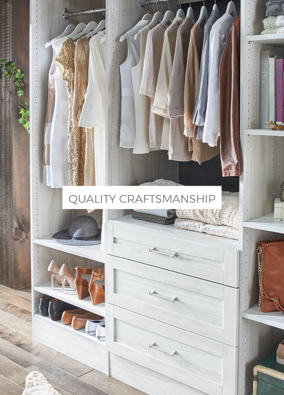 Wood Closet Drawer Units