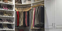 Corner Closet Hanging Rod